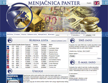 Tablet Screenshot of menjacnica-panter.co.rs